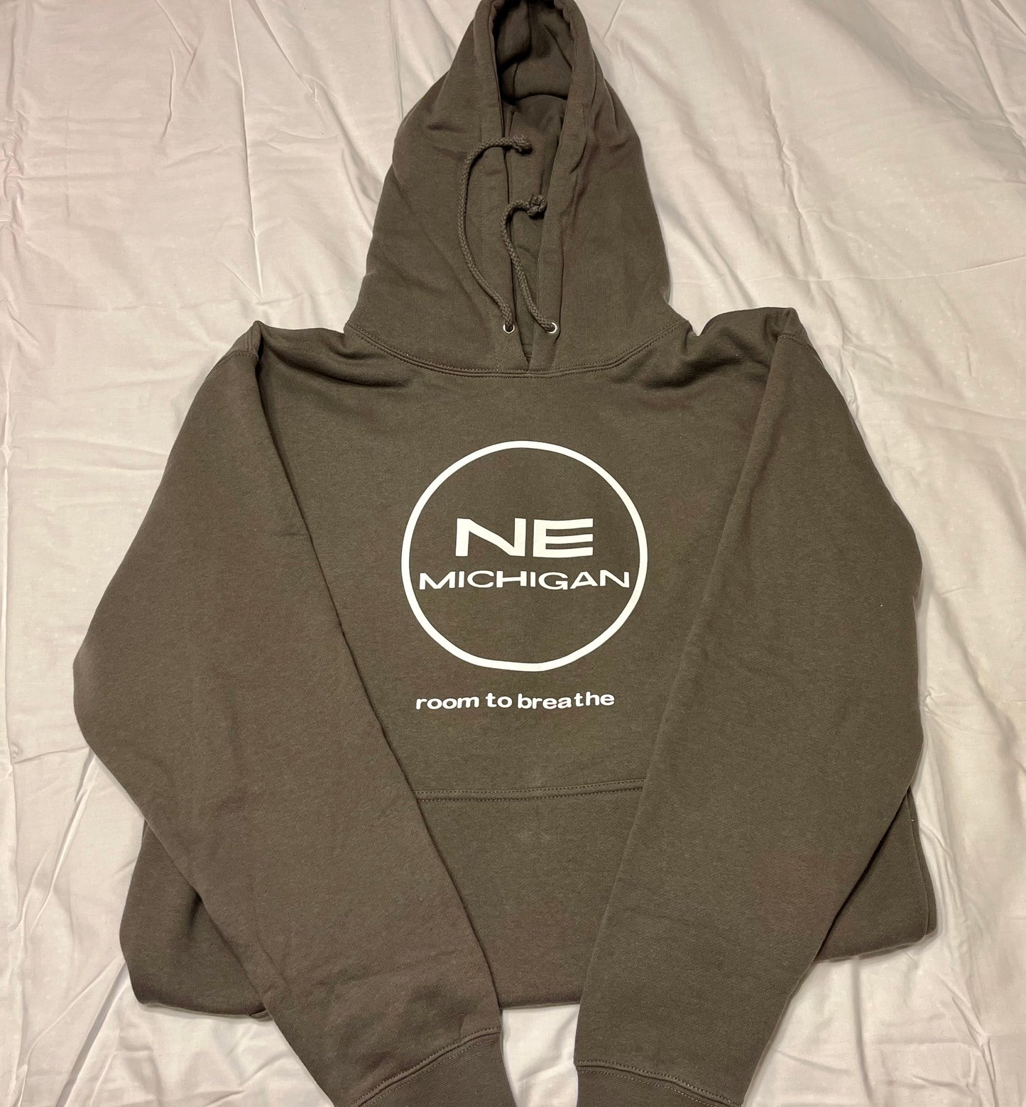 NE Michigan Hoodie: Charcoal (2XL)