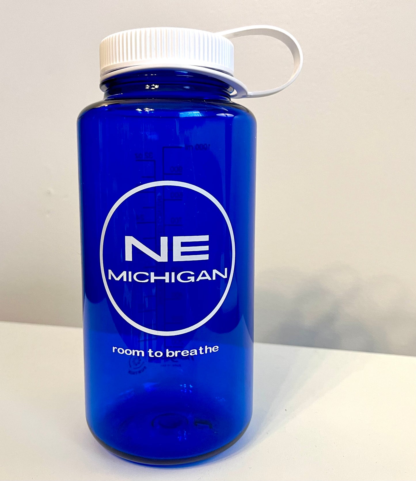 NE Michigan Nalgene Water Bottle: Navy